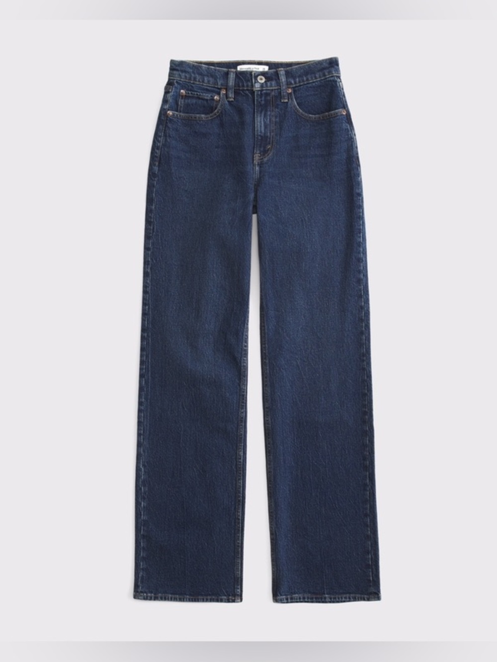 Abercrombie & Fitch Relaxed High-Rise Blue Jeans